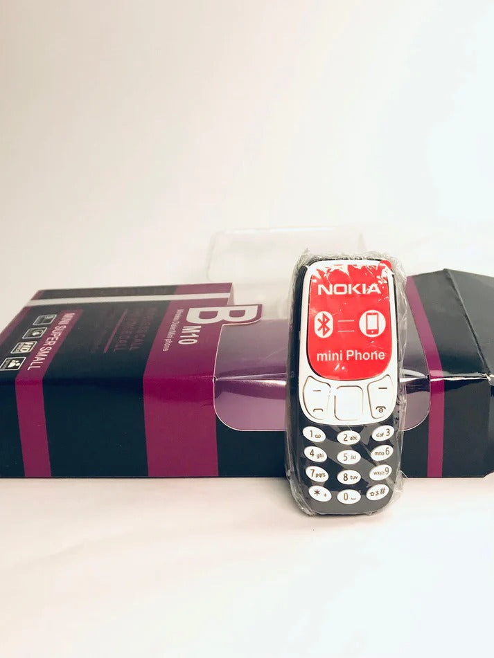 Nokia 3310 Style BM10 Mini Mobile - Finger Size Mobile - Ungli Jitna Mobile - Phone Keypad Mobile, Voice Changer, Auto Call Recording, Small and Easy to Carry