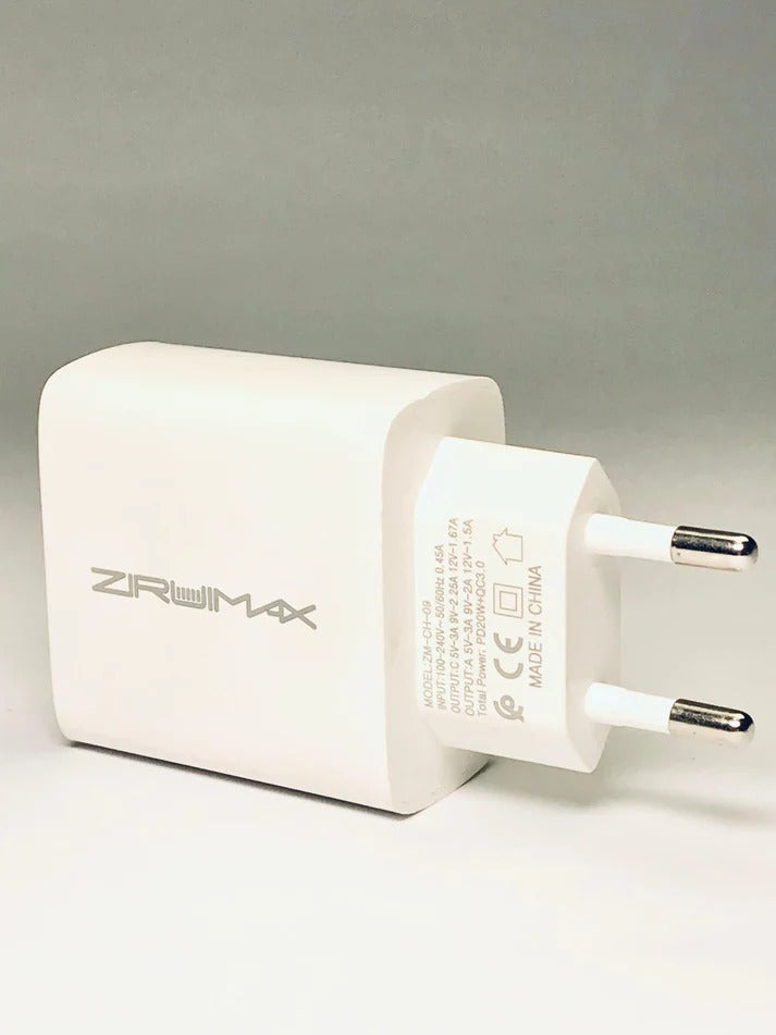 Super Fast Universal Charger – Dual Port (Type-C & USB) for Rapid Charging